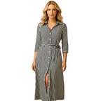 Women's long summer dress angled view